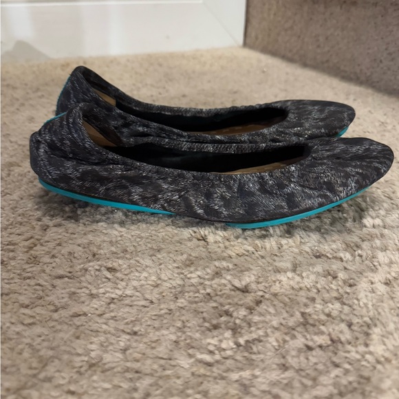 Tieks by Gavrieli Limited Edition Black Leopard Leather Flats Size 11 SOLD OUT - Picture 7 of 8